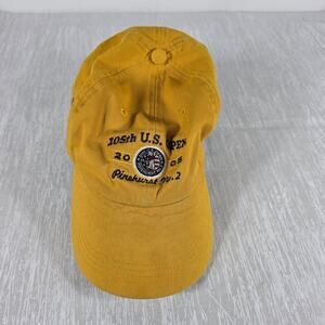 Vintage Ahead 2005 U.S. Open Golf Hat Yellow Pinehurst No. 2